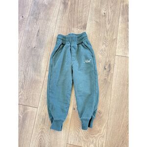 KITH 2T Toddler Interlock Sweatpants sage baggy Oversized pants sweats athletic